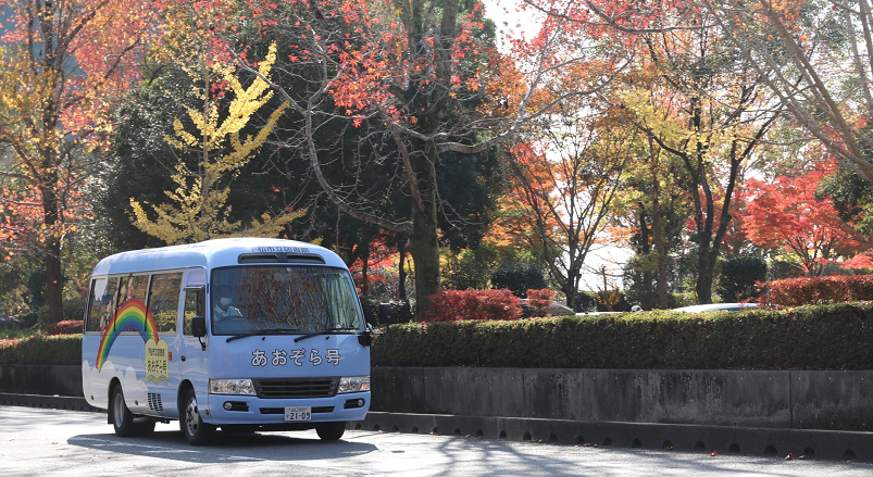 移動図書館あおぞら号の写真